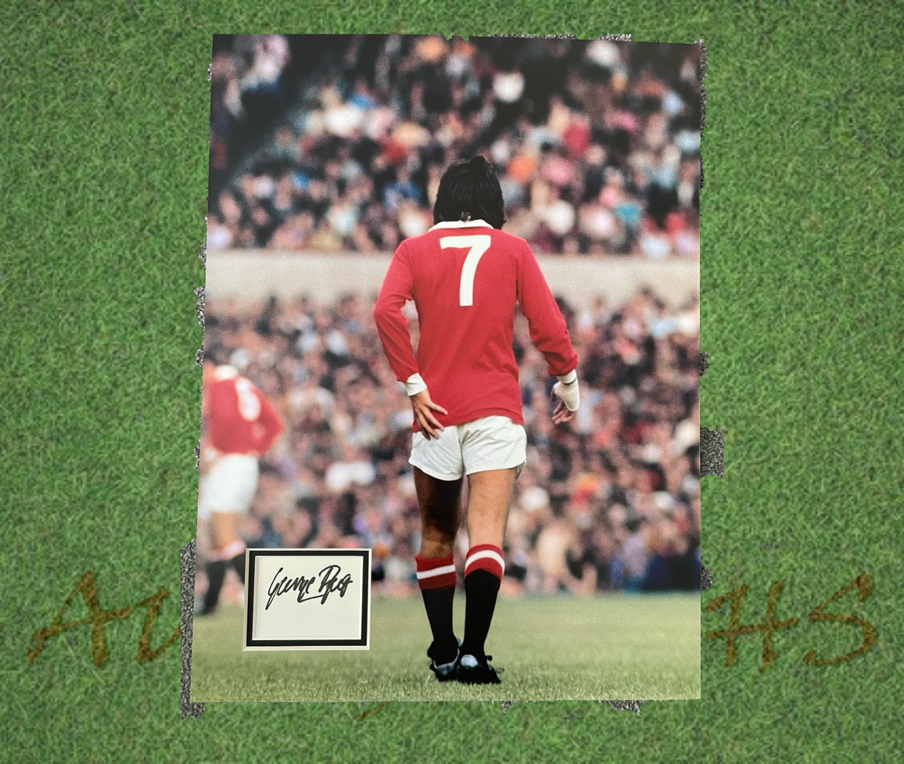 George Best Signed Manchester United Display Photo