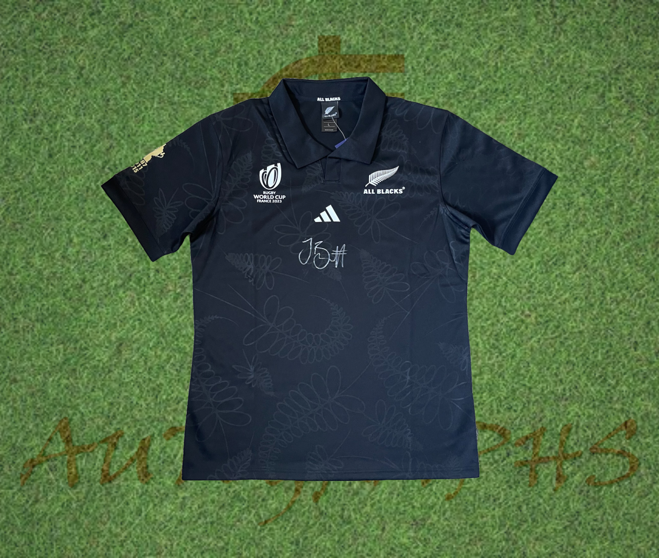 Jordie Barrett Signed New Zealand All Blacks Rugby World Cup 2023 Home Shirt