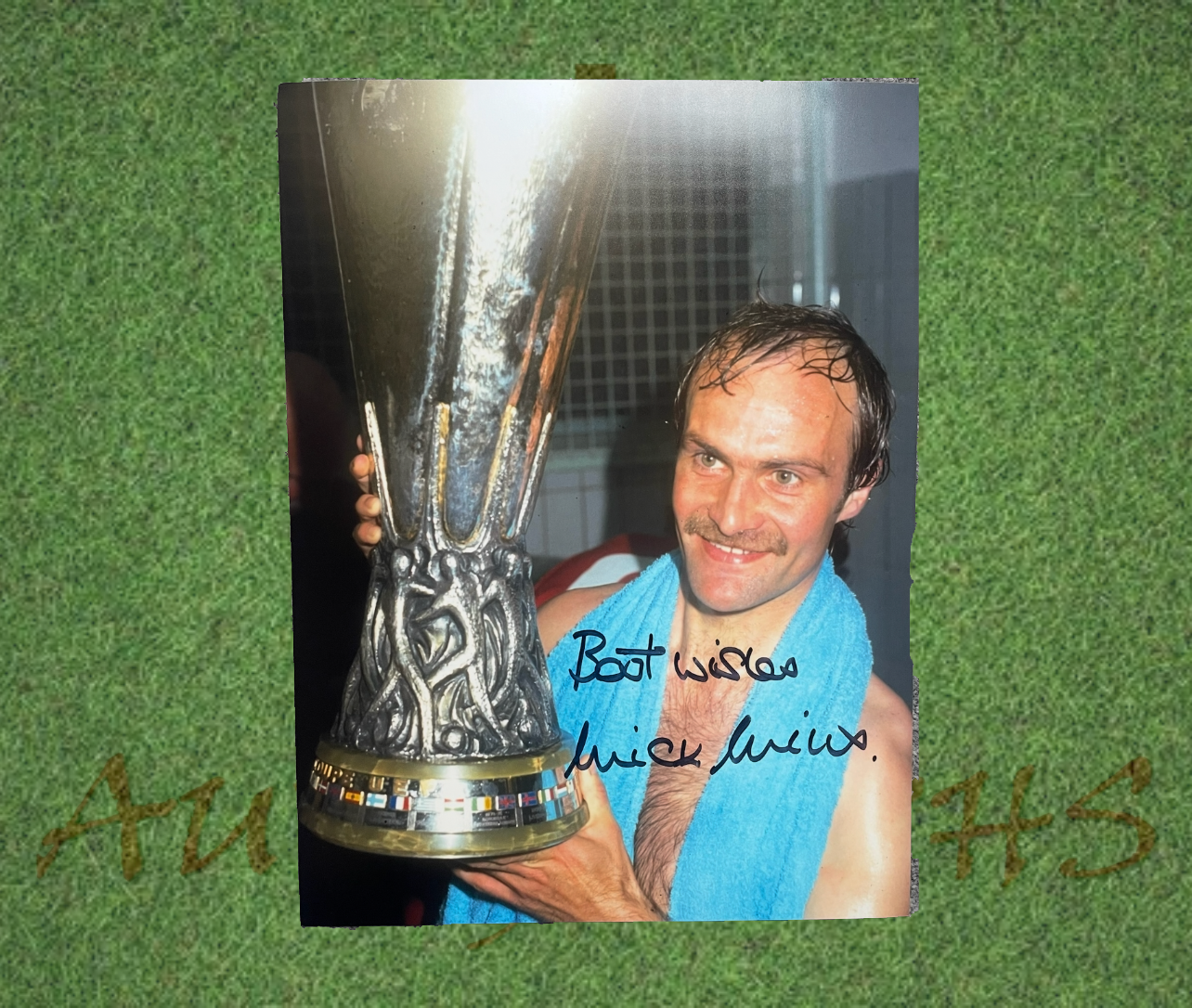 Mick Mills Signed 16x12 Ipswich Town Football Club Photo