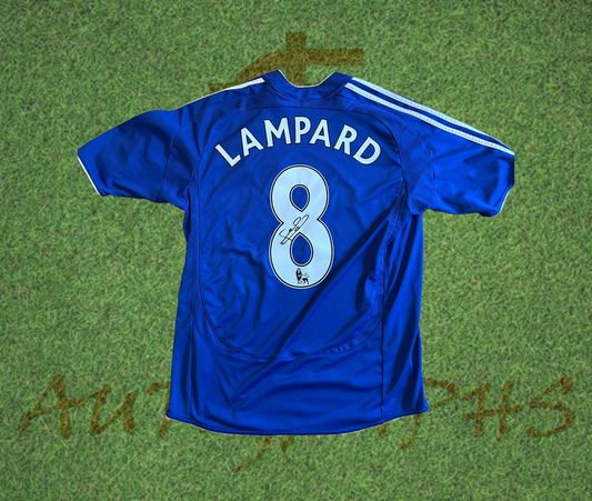 Frank Lampard Signed Chelsea Football Club Signed 2007/08 Home Shirt