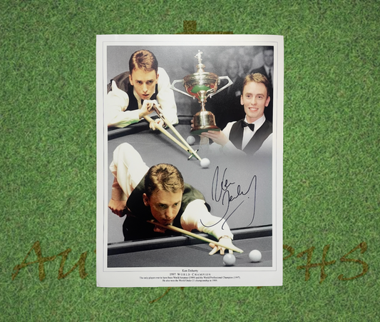 Ken Doherty Signed Snooker 16x12 Photo