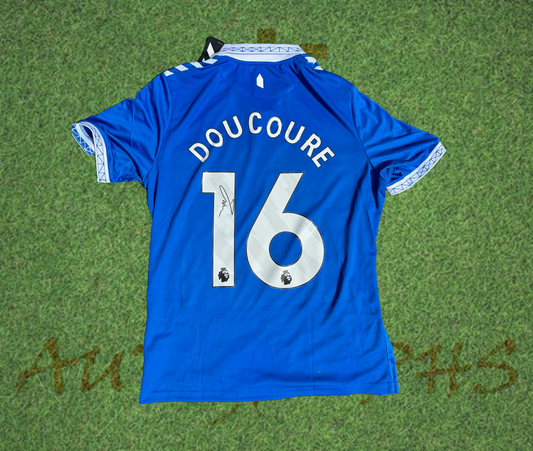 Abdoulaye Doucoure Signed Everton Home Shirt 2023/24