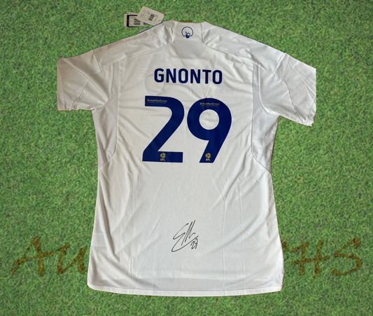 Wilfried Gnonto Signed Leeds United Shirt