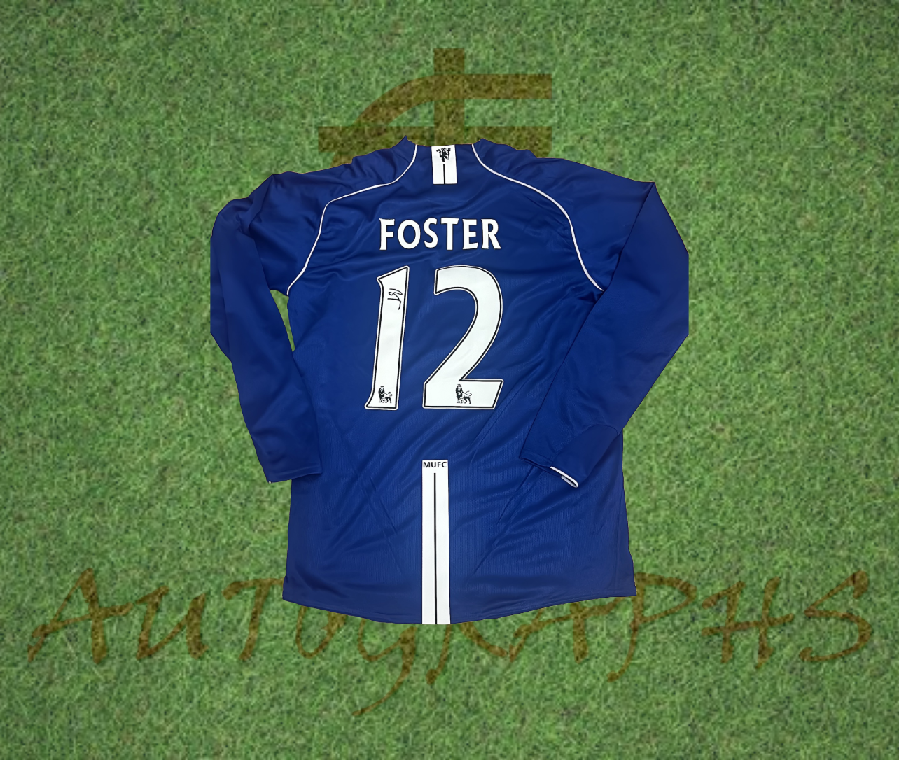 Ben Foster Signed Manchester United Goalkeeper Shirt 2007/09