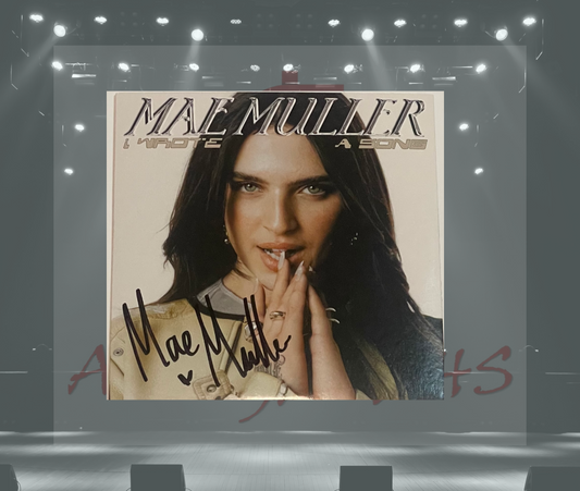 Mae Muller Signed I wrote a song CD