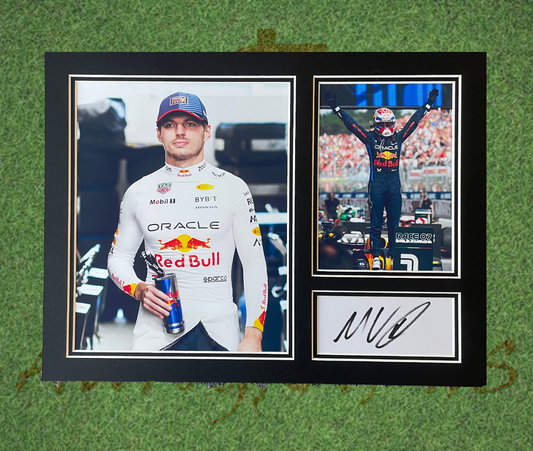 Max Verstappen Signed Formula One F1 Autograph Display Mount