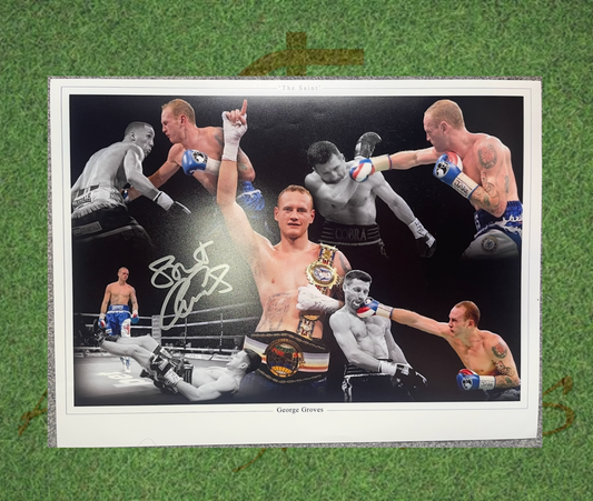 Saint George Groves Signed Boxing 16x12 Photo