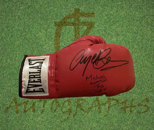 Nigel Benn and Michael Watson dual Signed Boxing Glove