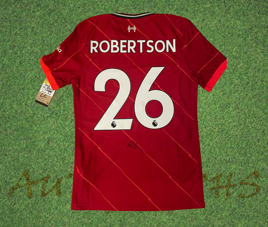 Andy Robertson Signed Liverpool 2021/22 Shirt