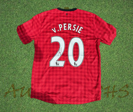 Robin Van Persie Signed Manchester United 2012/13 Home Shirt