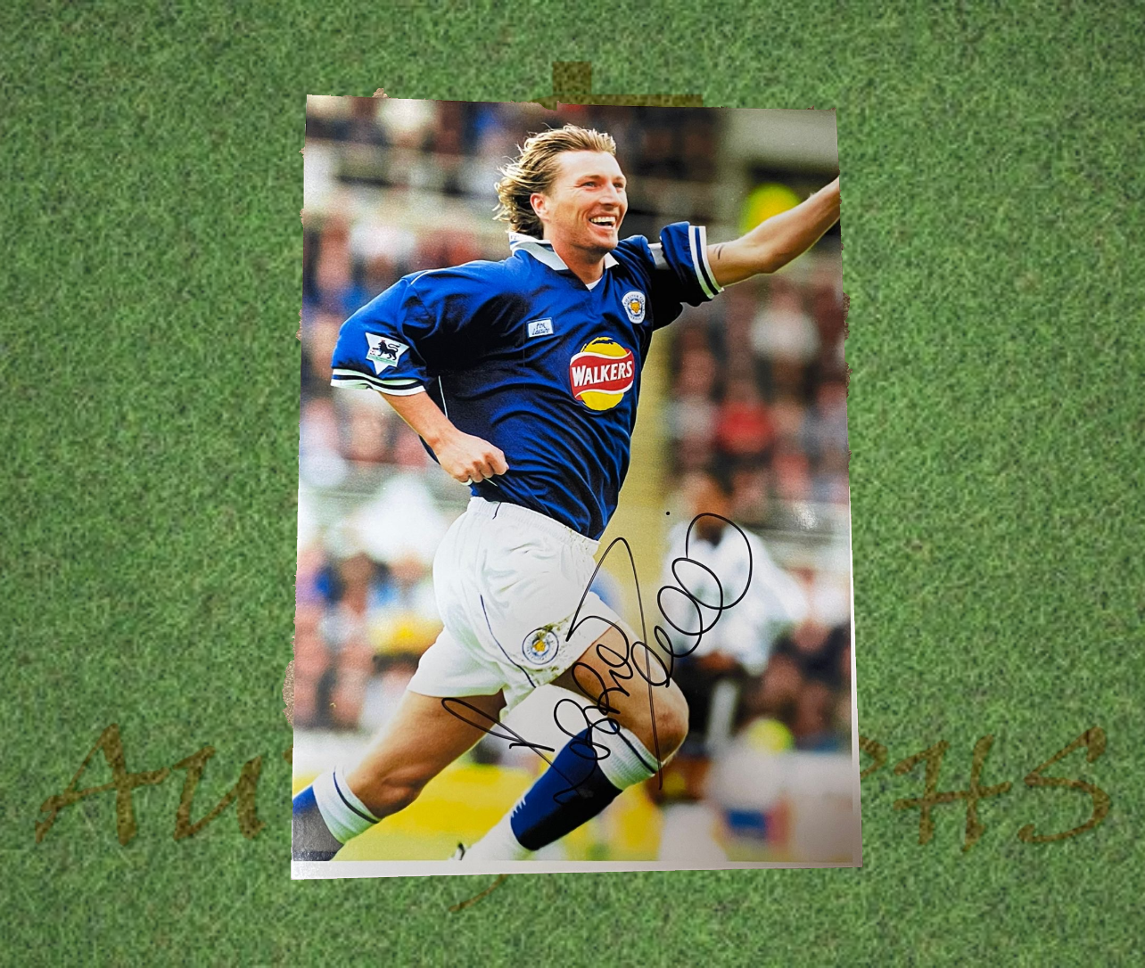 Robbie Savage Signed Leicester City Football Club Photo