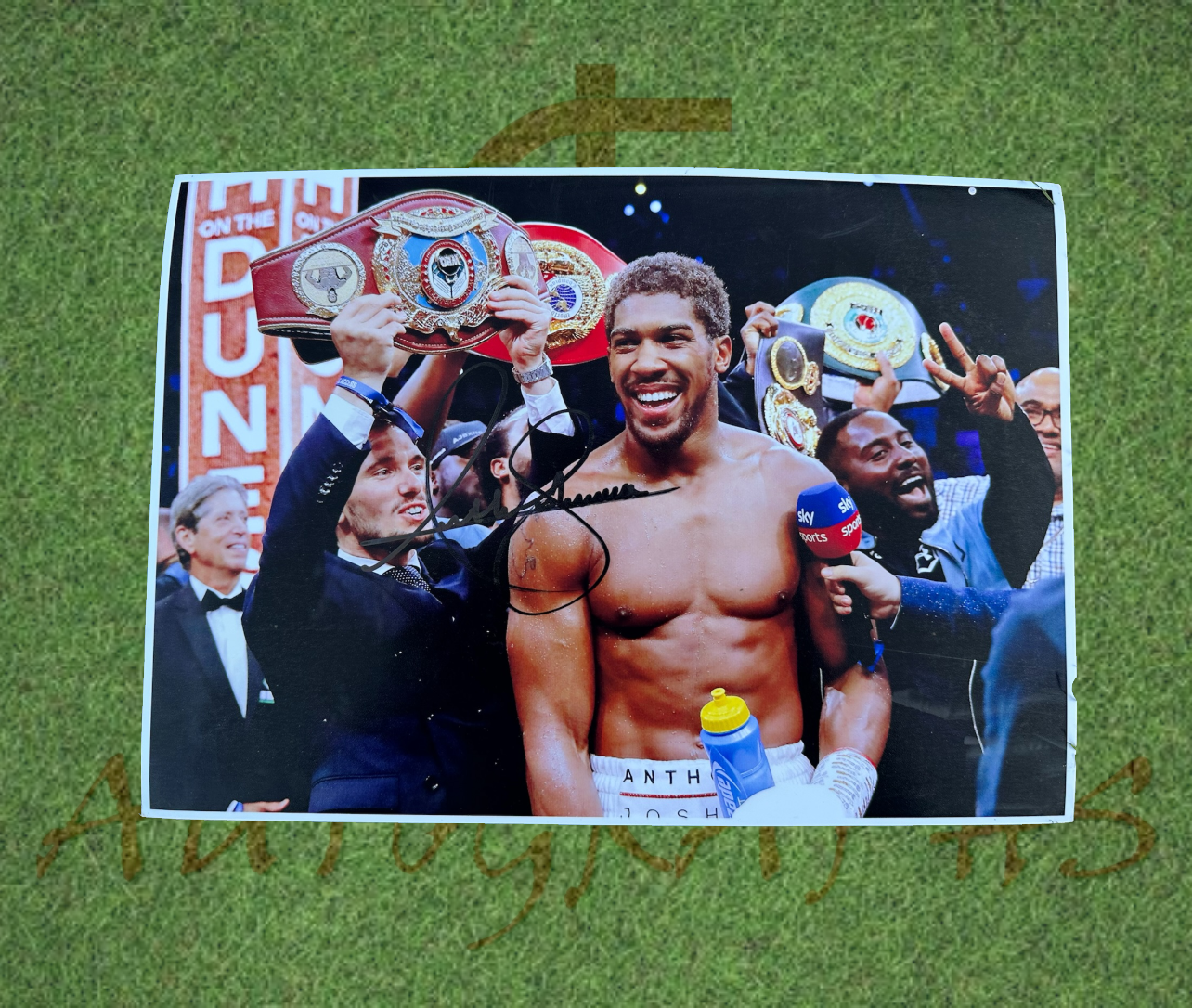 Anthony Joshua Signed Boxing Photo