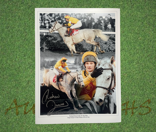 Richard Dunwoody Signed 16x12 Jockey Horse Racing Photo