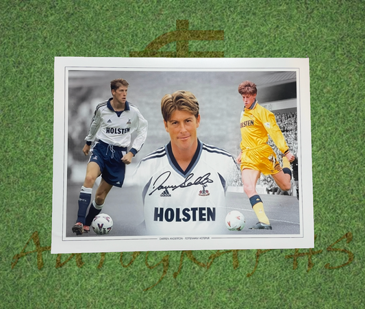 Darren Anderton Signed 16x12 Tottenham Hotspur Football Club Photo