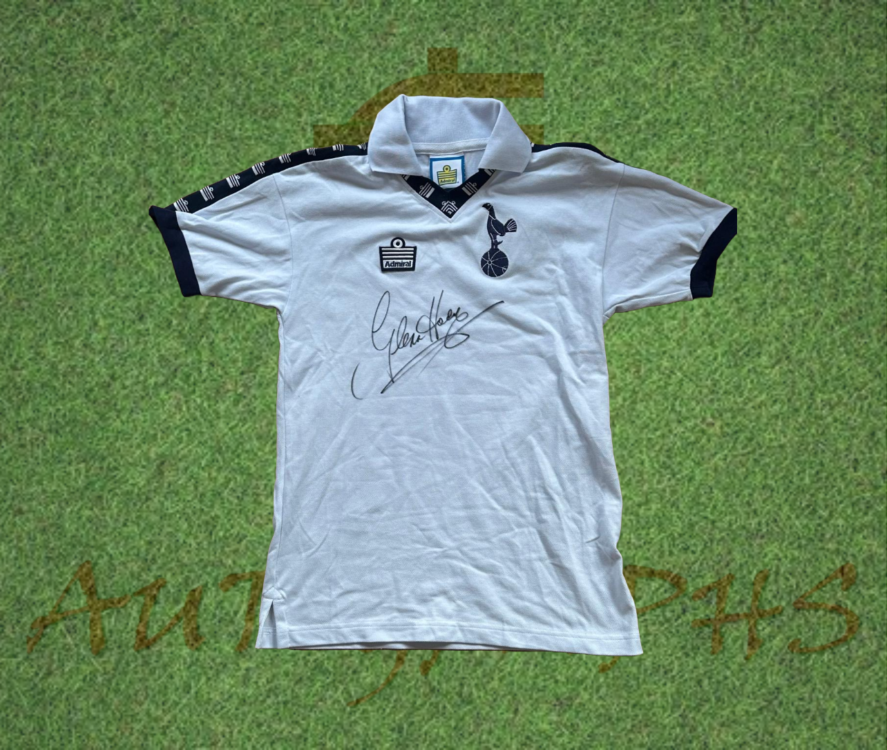 Glenn Hoddle Signed Tottenham Hotspur Football Club 1978 Retro Home Shirt