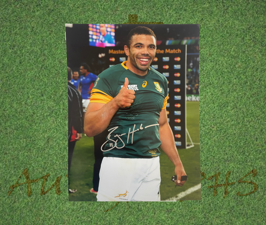 Bryan Habana Signed South Africa Rugby World Cup 16x12 photo