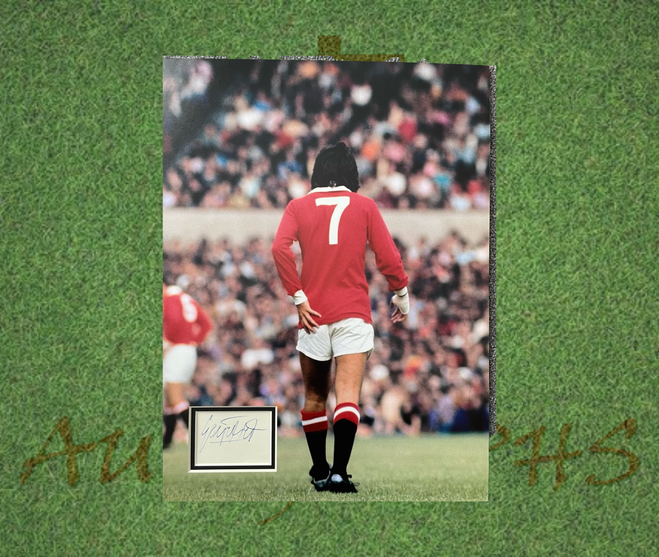 George Best Signed Manchester United Display Photo