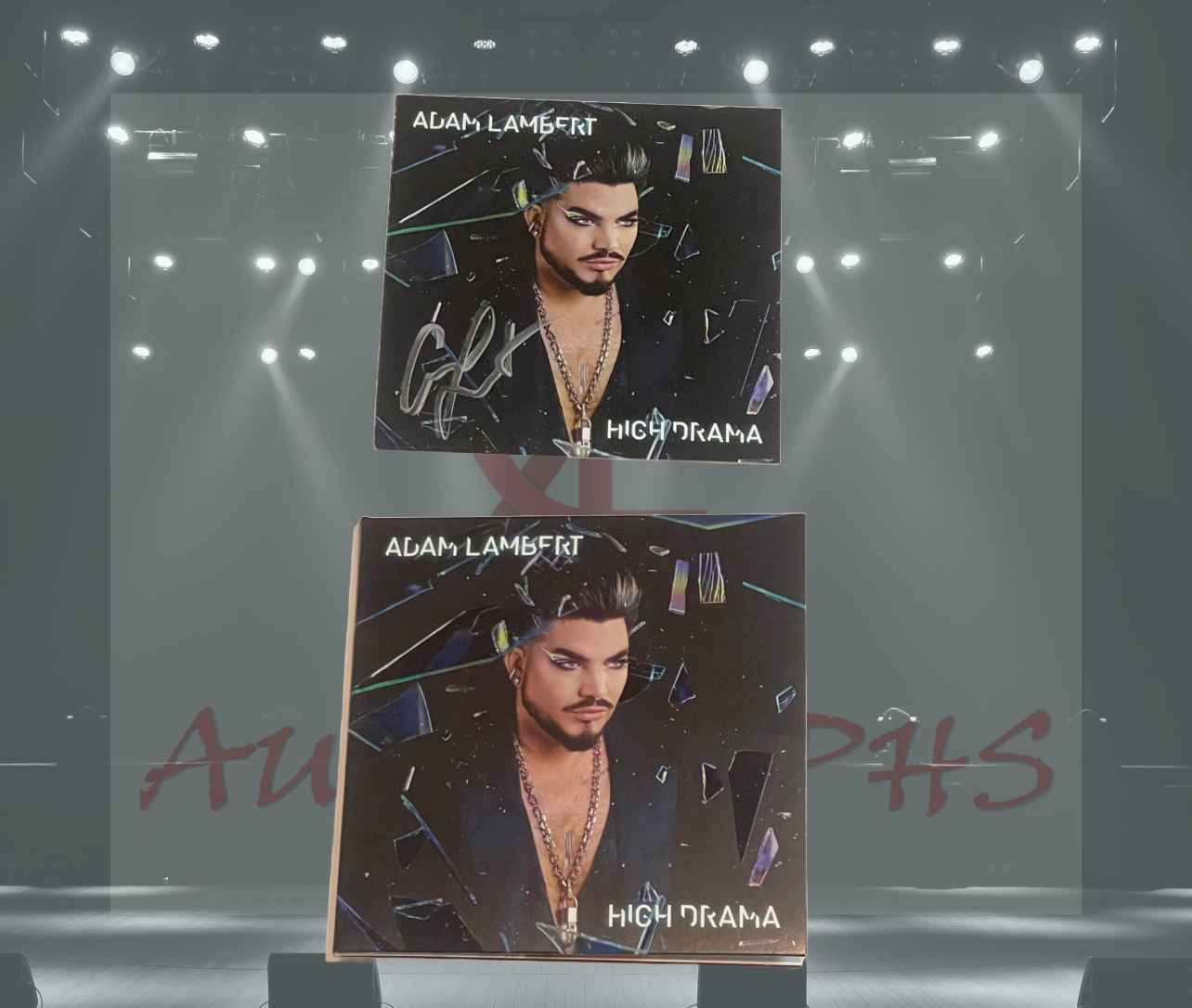 Adam Lambert Signed High Drama CD