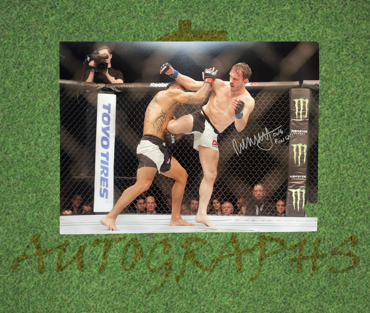 Brad One Punch Pickett Signed MMA 16x12 Photo