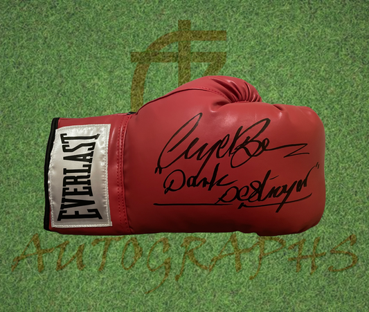 Nigel Benn Dark Destroyer Signed Boxing Glove