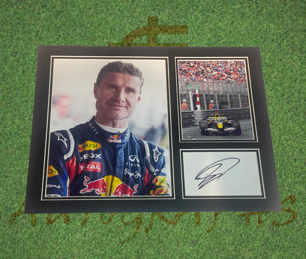 David Coulthard Signed Formula One F1 Autograph Display Mount