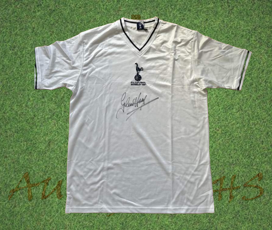 Glenn Hoddle Signed Tottenham Hotspur FA Cup Final 1981 Retro Home Shirt