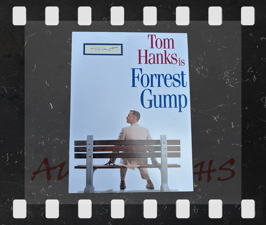 Tom Hanks Signed Forest Gump Movie Poster Display Mount