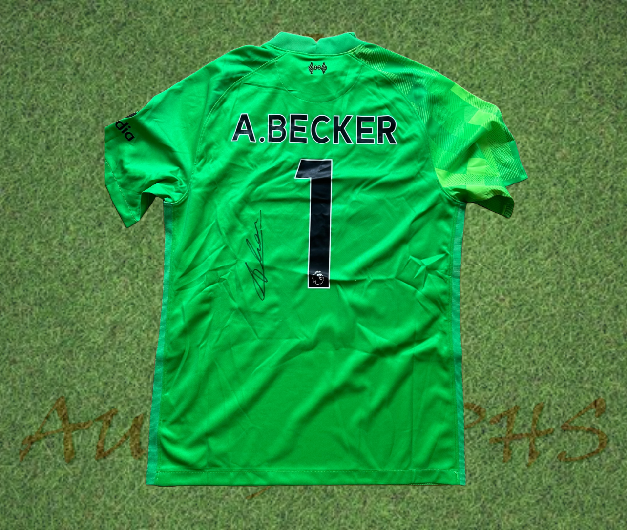 Alisson Becker Signed Liverpool 2019/20 Goalkeeper Shirt