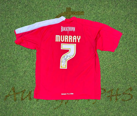 Scott Murray Signed Bristol City 2006/07 Home Shirt