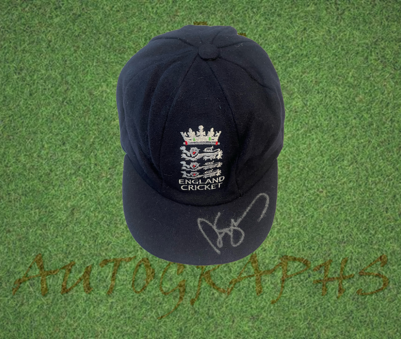 Sir Andrew Strauss signed England Cricket Test Cap