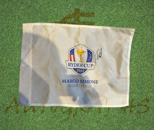 Matt Fitzpatrick Signed 2023 Ryder Cup Flag