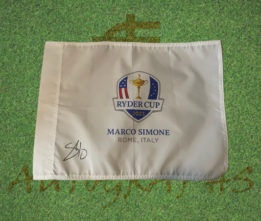 Shane Lowry Signed 2023 Ryder Cup Flag