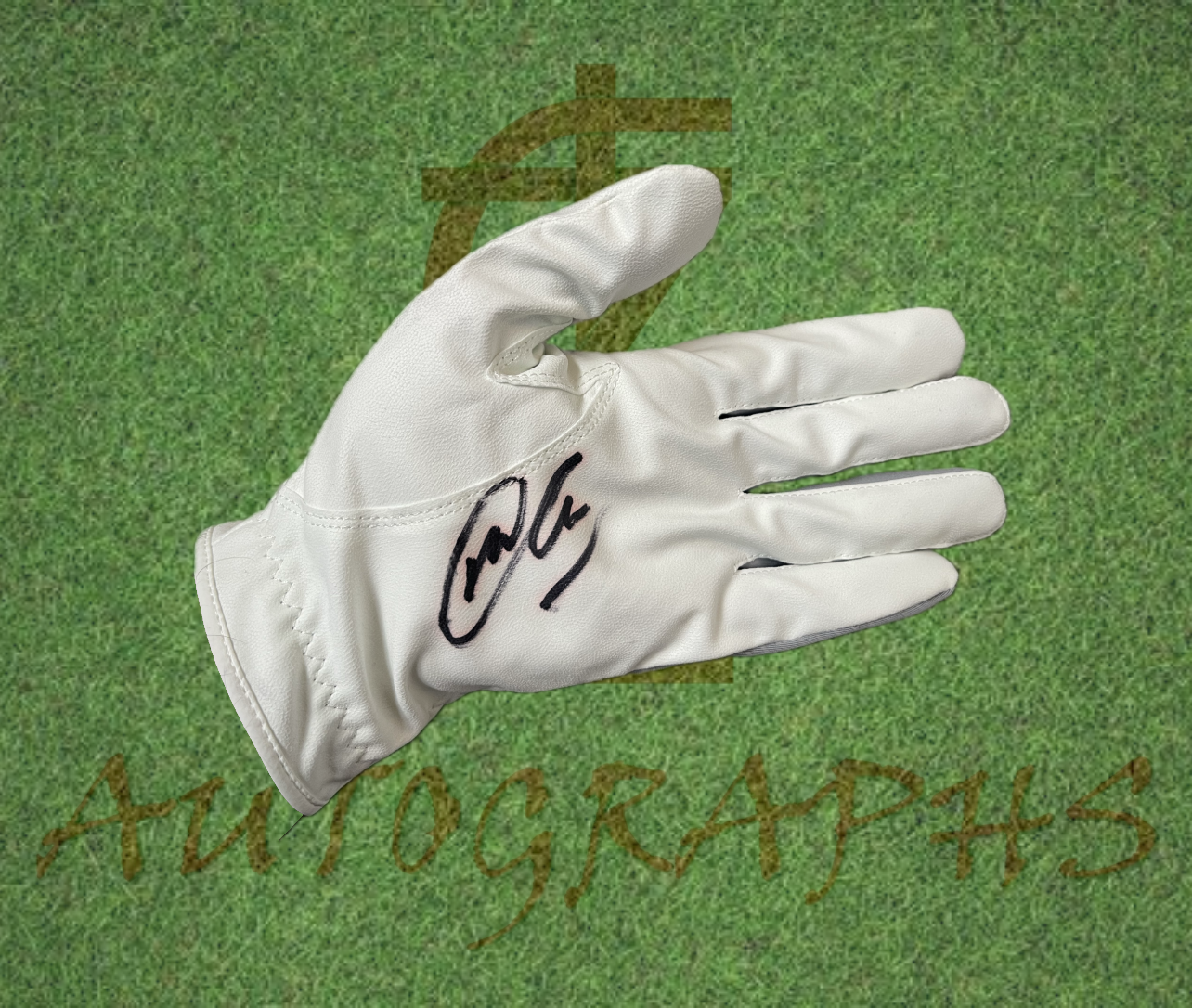 Min Woo Lee Signed Golf Glove