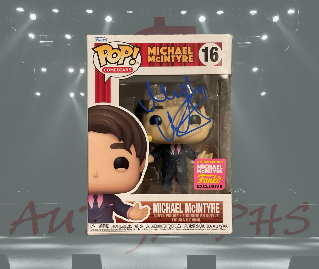 Michael McIntyre Signed Funko Pop