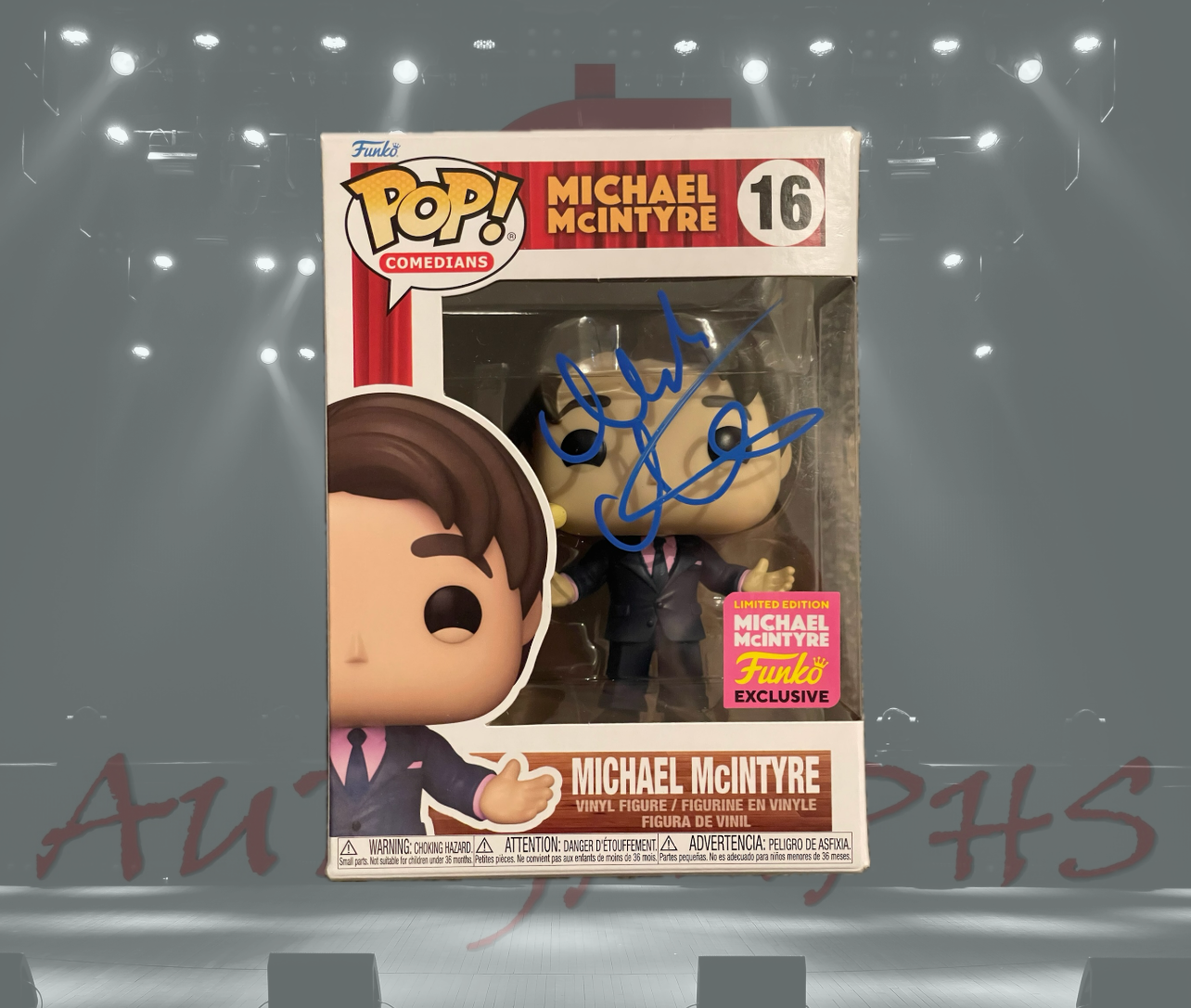 Michael McIntyre Signed Funko Pop