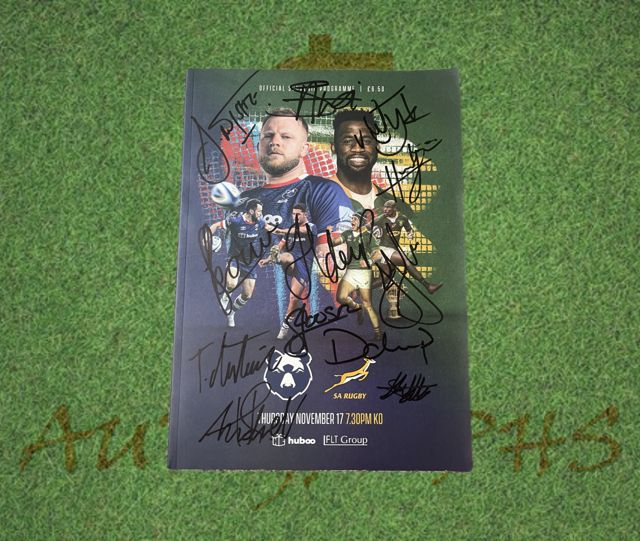 Bristol Bears v South Africa Signed Official Souvenir Programme