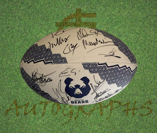 Bristol Bears Signed Supporters Rugby Ball