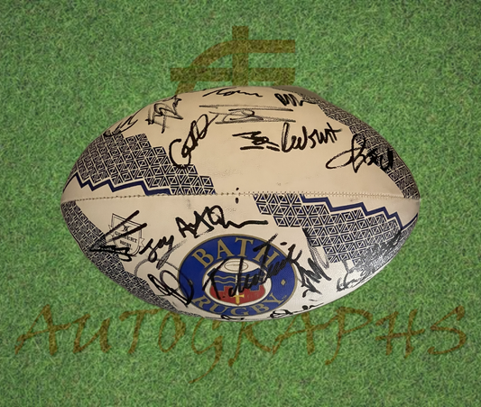 Bath Rugby Signed Supporters Rugby Ball