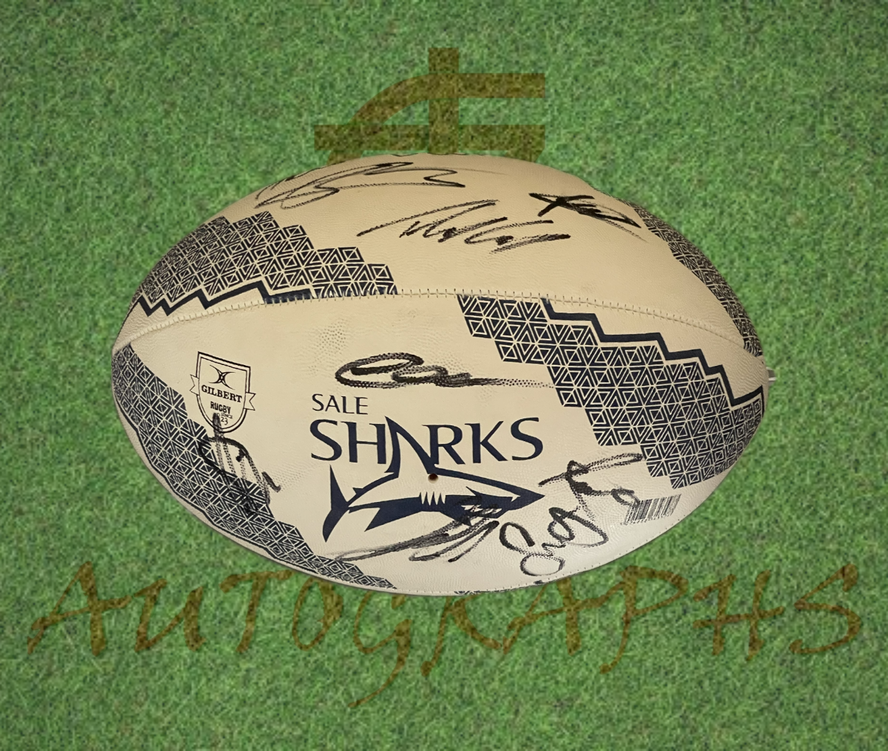 Sale Sharks Signed Supporters Rugby Ball