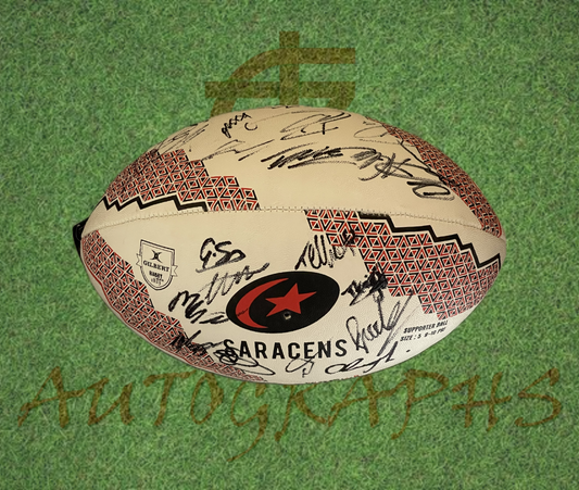 Saracens Signed Supporters Rugby Ball