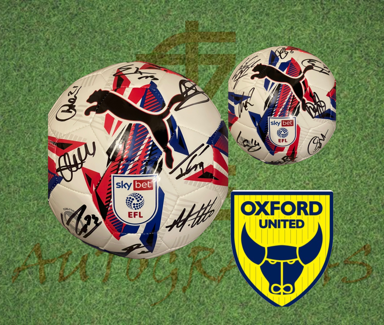 Oxford United Signed Replica EFL Football