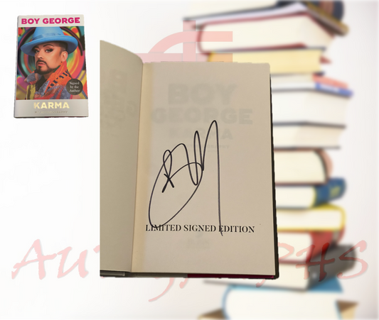 Boy George Karma Signed Hardback Book